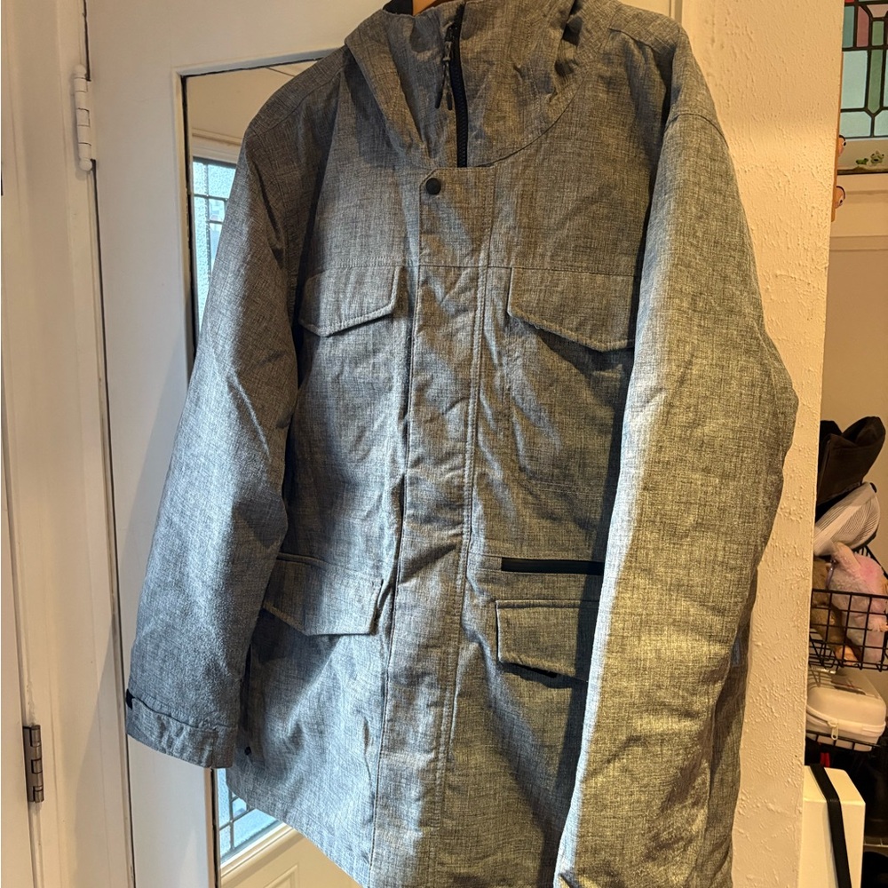 Burton Men's Gray Military Field Jacket